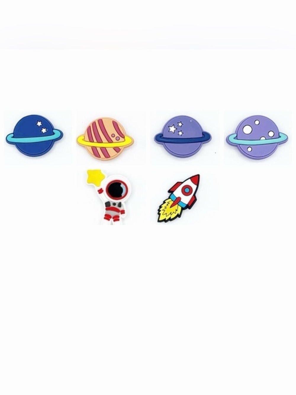Planets Space Shoe Charms